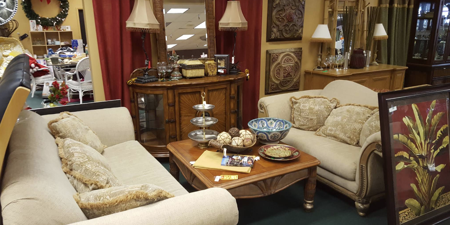 Mid-century modern armchairs and solid wood furniture