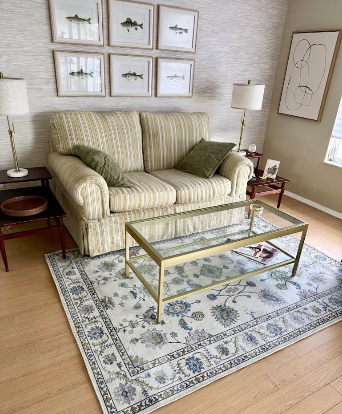 Curated vintage furniture and boutique showroom interior at Talk of the Town Consignment